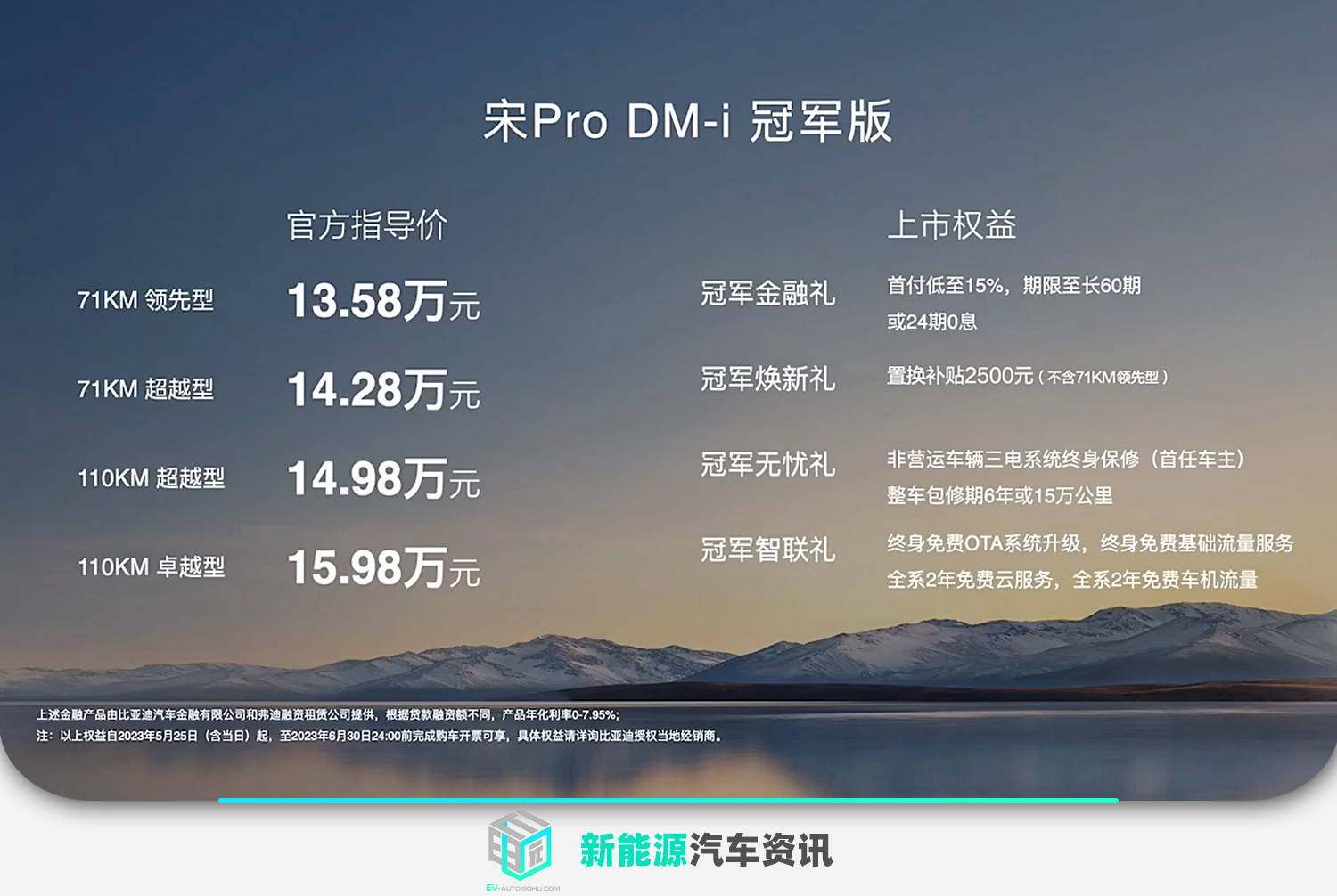 导航手机:官方售价13.58-15.98万元 比亚迪宋Pro DM-i冠军版上市-第2张图片-太平洋在线下载